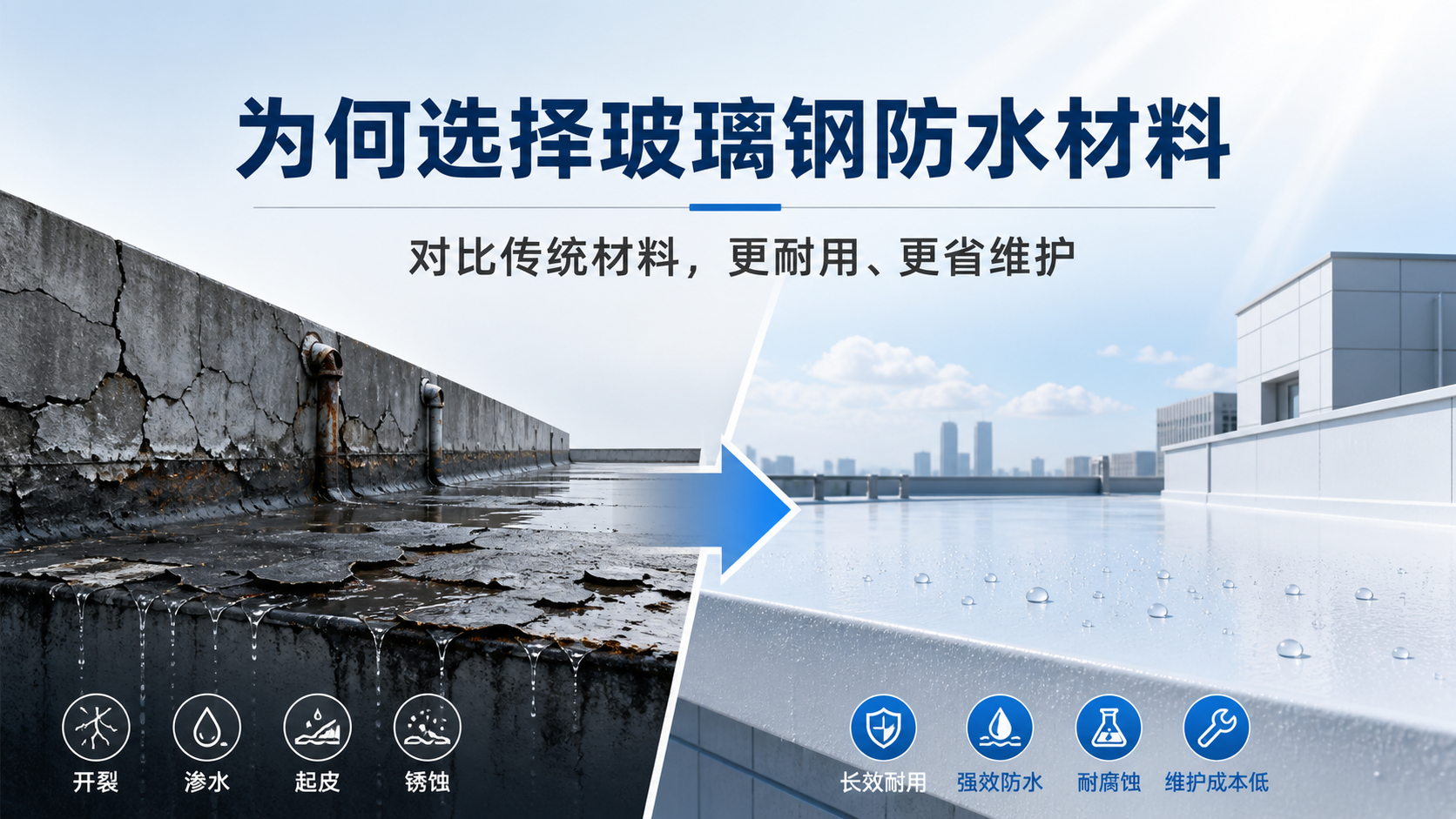 在宁波，为何选择玻璃钢防水材料而非传统材料